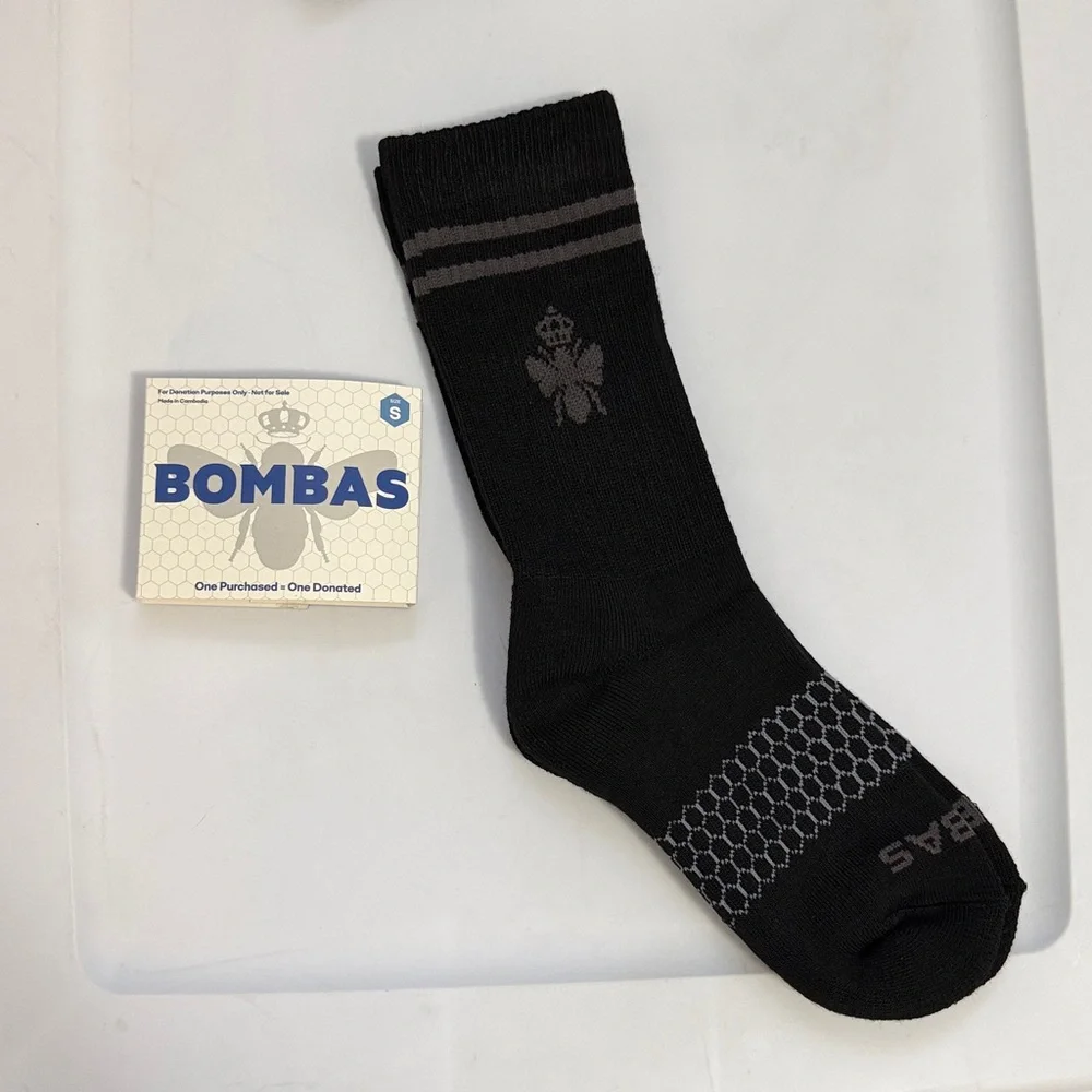 Bombas Small Black Casual Socks